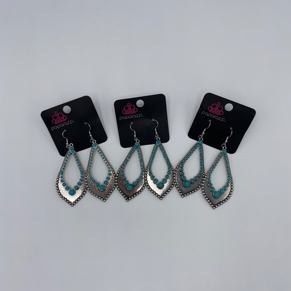 3 for 10 Paparazzi Dangle Earrings - Picture 4 of 4